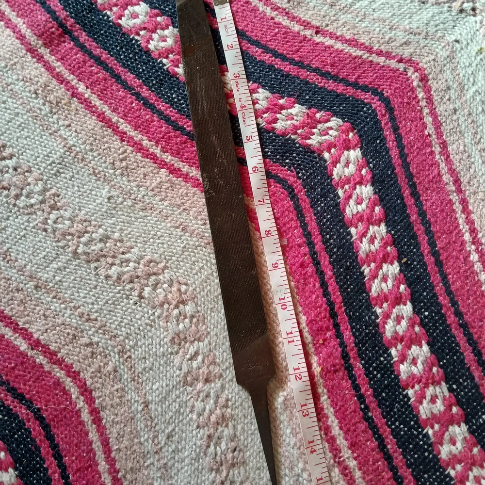 Vintage Nichclson 15‎ Inch Metal File Smooth USA MADE